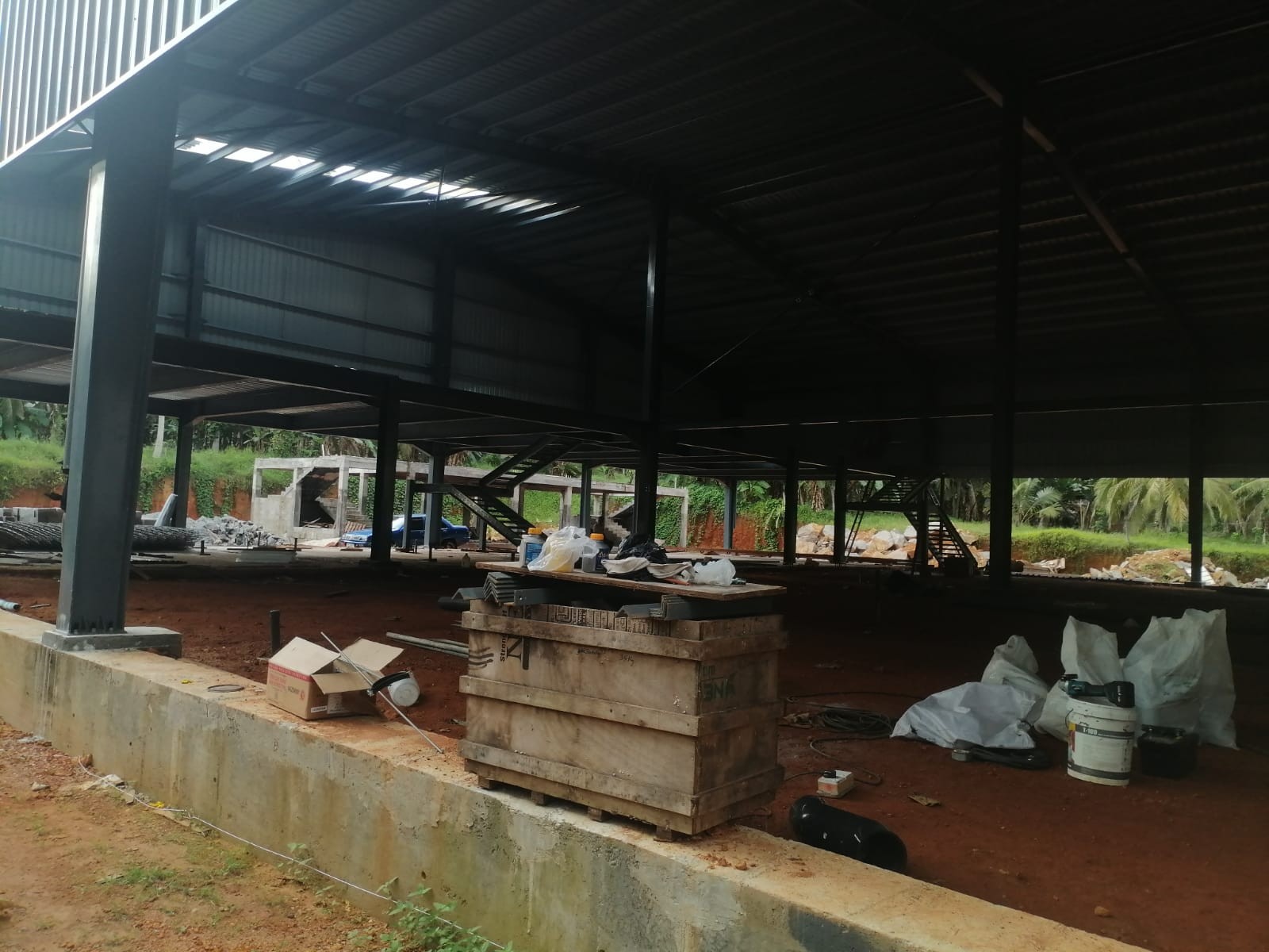 Additional interior site view at the Britannia Packaging plumbing project