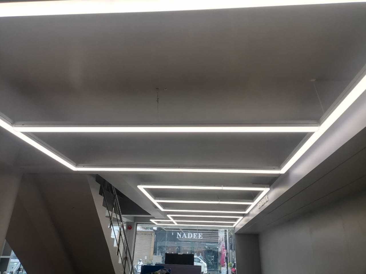 Front lighting perspective at Abans Malabe showroom